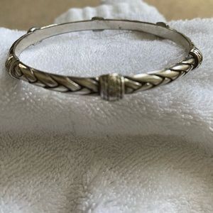 Brighton Rope Bangle with 6 heart separators